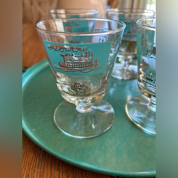 LIBBEY Vintage Steamboat Glass Cordial/Wine/Cocktail Glasses (set of 4) - Picture 2 of 6